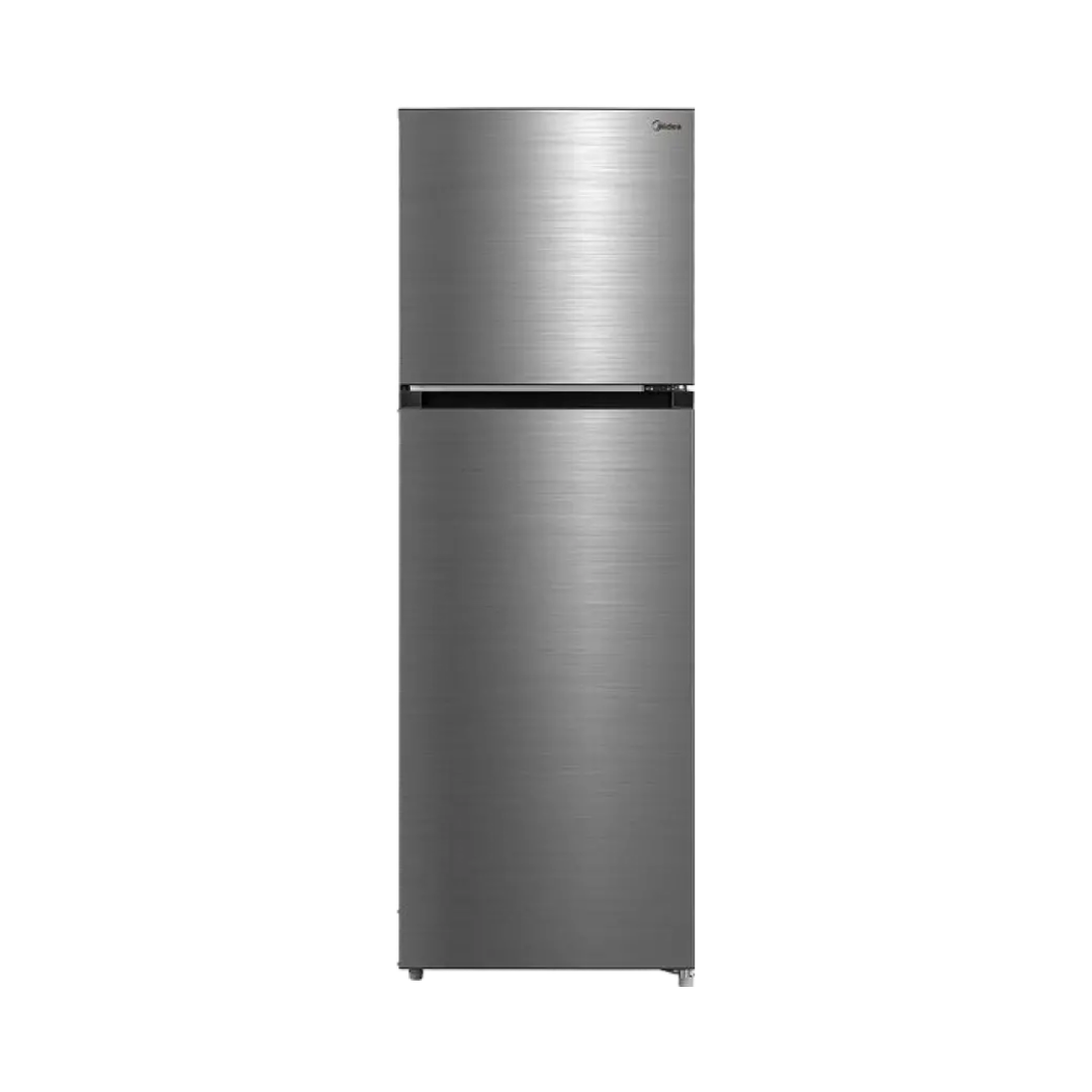 MIDEA MDRT385MTE46D-266L Double Door No-Frost Ref, Bru Steel Color